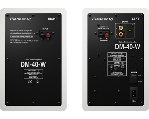 Pioneer DM-40D, 2-way 21W active desktop monitor speakers (1