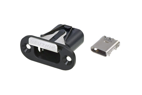 Neutrik USB-C locking chassis connector