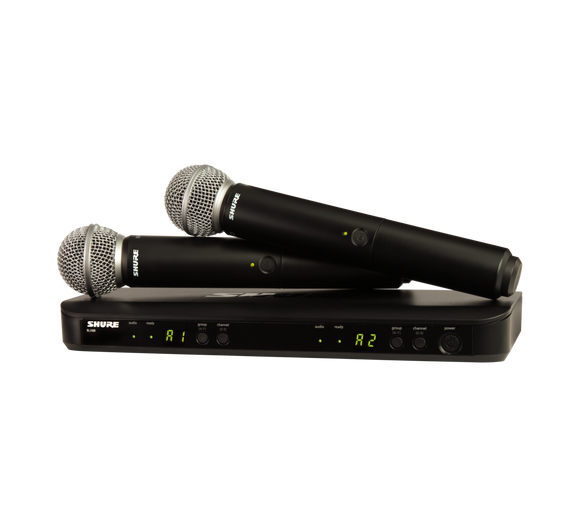 Shure BLX288/SM58 Wireless Dual Vocal System with two SM58