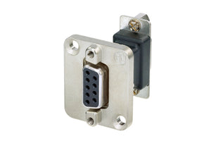 Neutrik D-Sub 9-pin feed-through connector