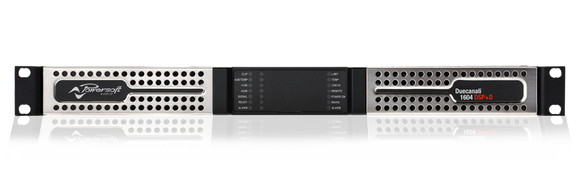 Powersoft D1604-D-D, DSP + Dante Enabled High Efficiency Amplifier (watts/channel 2|4|8 ohms - 1000|800|800)