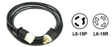 DigiFlex TL3 Twist-Lock Cables L6-15