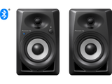 Pioneer DM-40DBT, 2-way 21W active desktop monitor speakers (1 active, 1 passive) with 4" woofer w/Bluetooth