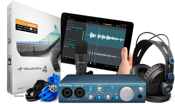 PreSonus Audiobox iTwo Studio Home Recording Bundle