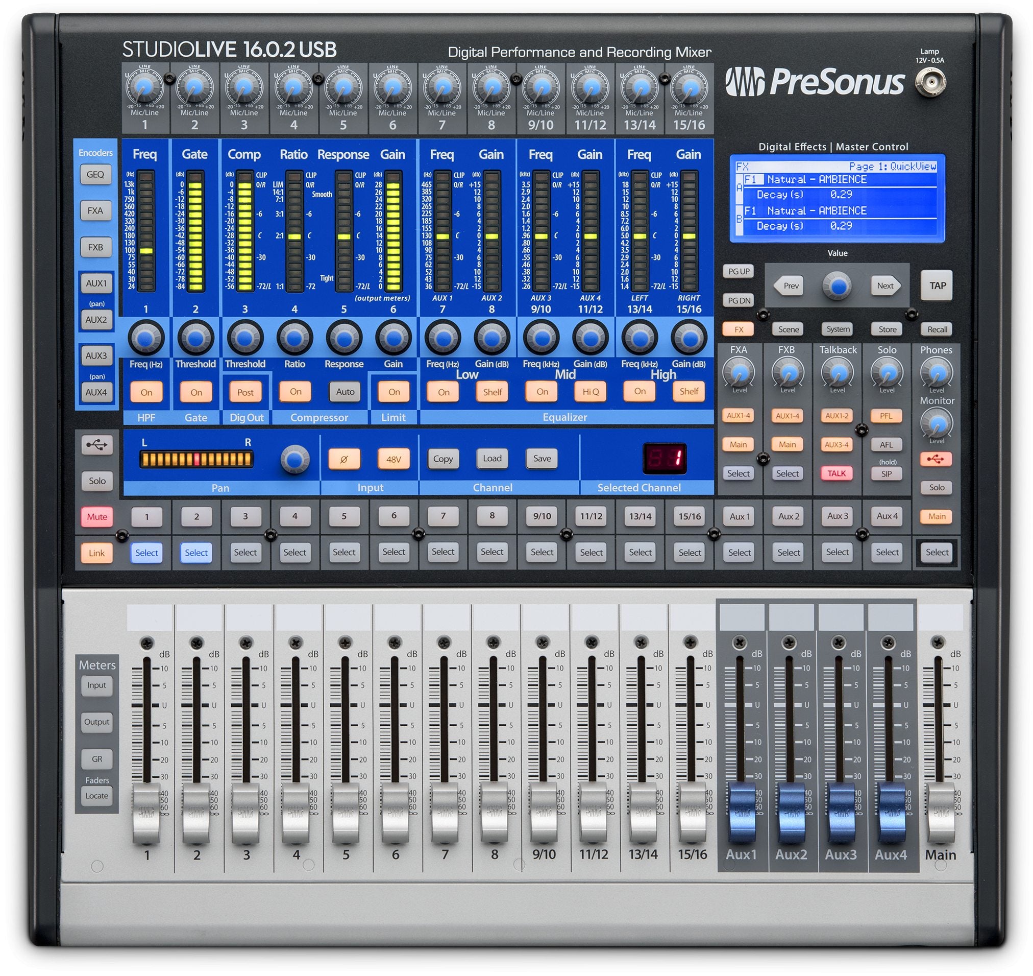 Presonus StudioLive 16.0.2 USB: 16x2 Performance and Recording
